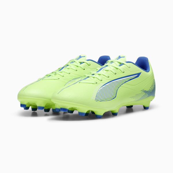 ULTRA 5 PLAY FG/AG Football Boots, Fizzy Apple-PUMA White-Bluemazing, large-ZAF