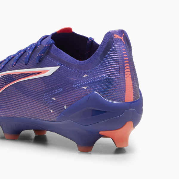 Botines de fútbol ULTRA 5 ULTIMATE FG para mujer, Lapis Lazuli-PUMA White-Sunset Glow, large-ARG