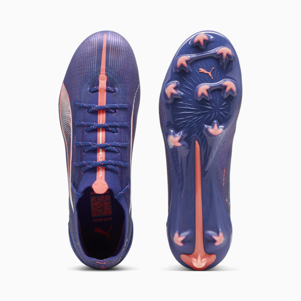 ULTRA 5 ULTIMATE FG Football Boots Women, Lapis Lazuli-PUMA White-Sunset Glow, large-MEX