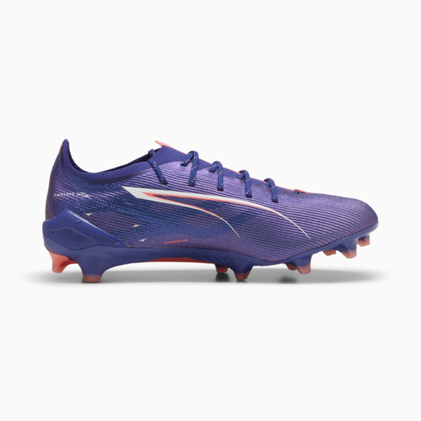 Botines de fútbol ULTRA 5 ULTIMATE FG para mujer, Lapis Lazuli-PUMA White-Sunset Glow, large-ARG