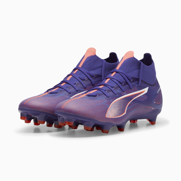 ULTRA 5 MATCH+ FG/AG Football Boots Women, Lapis Lazuli-PUMA White-Sunset Glow, large-MEX