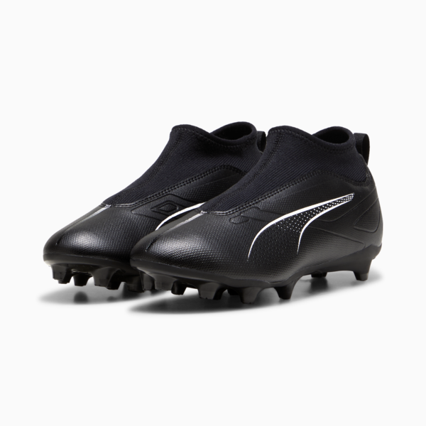 Tacos de fútbol adolescentes ULTRA 5 MATCH+ FG/AG, PUMA Black-PUMA White, large-MEX