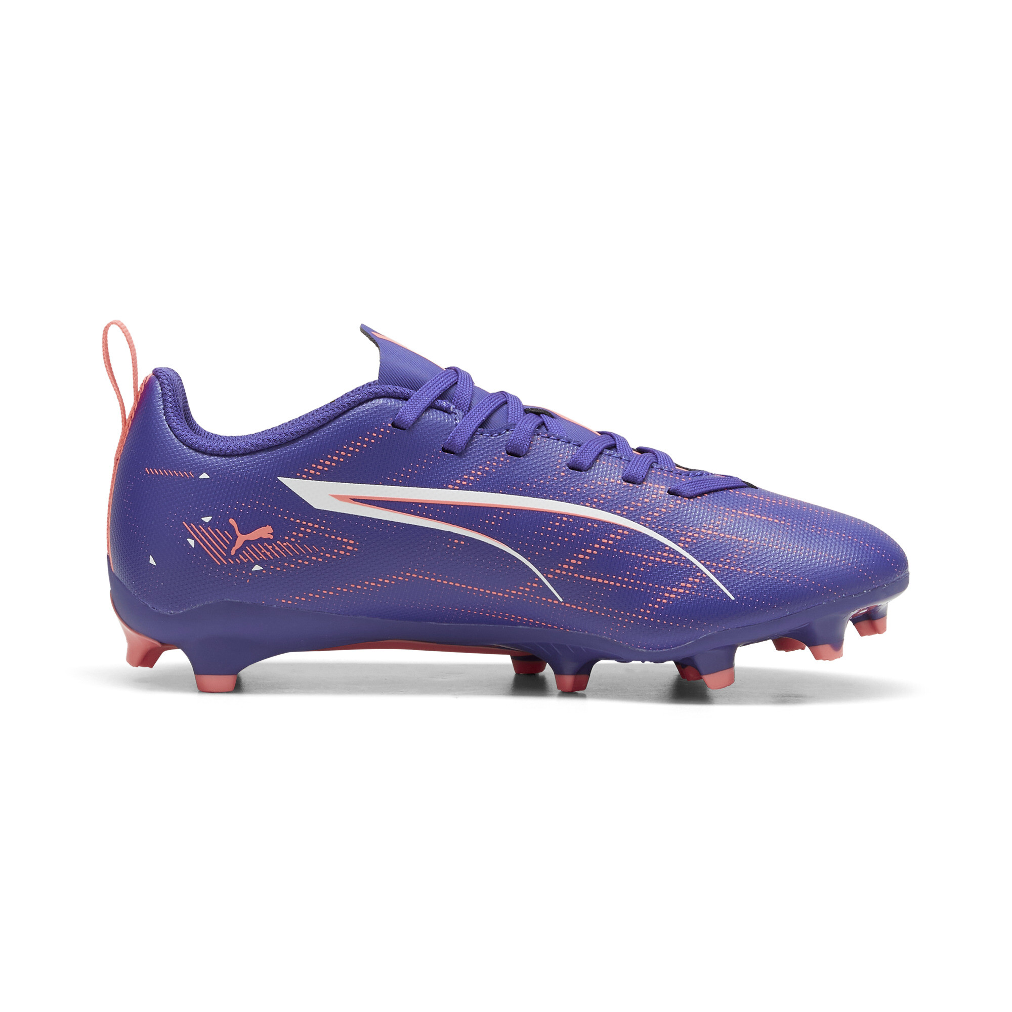 PUMA ULTRA 5 PLAY FG/AG Football Boots Youth In Blue, Size EU 38