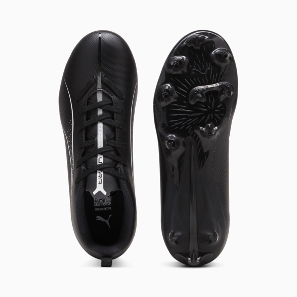 Tacos de fútbol ULTRA 5 PLAY FG/AG juvenil, PUMA Black-PUMA White, large-MEX