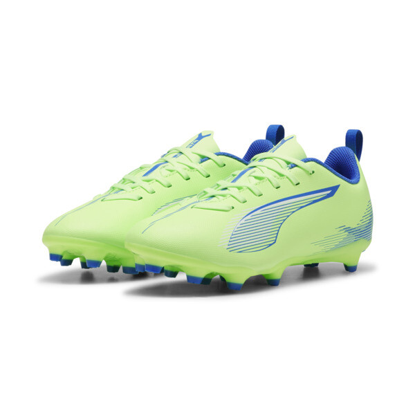 ULTRA 5 PLAY FG/AG Football Boots Youth, Fizzy Apple-PUMA White-Bluemazing, large-ZAF