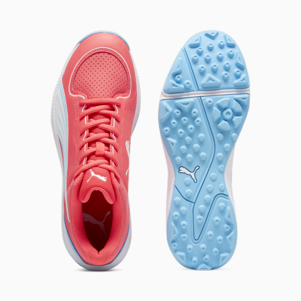 Zapatillas de hockey, Fire Orchid-PUMA White-Luminous Blue, large-ARG