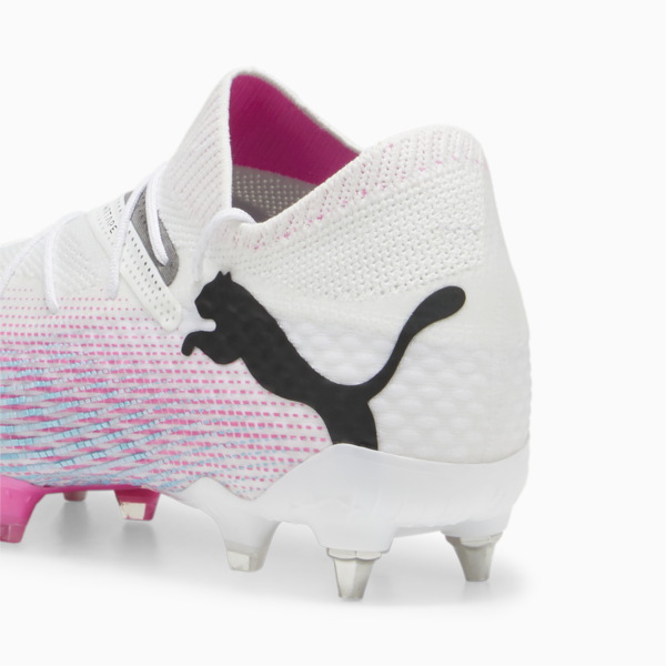FUTURE 7 ULTIMATE MxSG Football Boots, PUMA White-PUMA Black-Poison Pink, large-ZAF