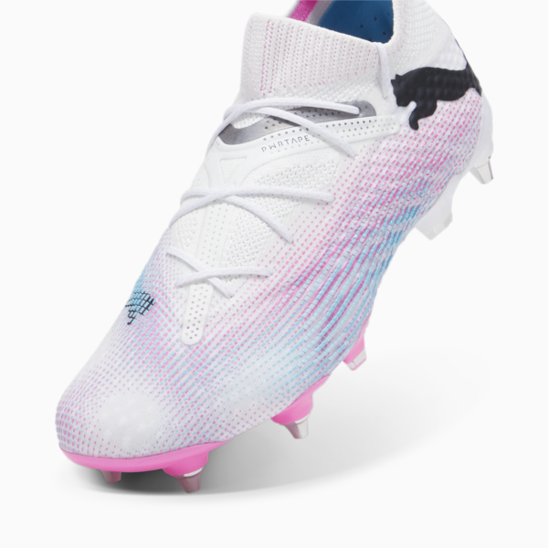 FUTURE 7 ULTIMATE MxSG Football Boots, PUMA White-PUMA Black-Poison Pink, large-ZAF