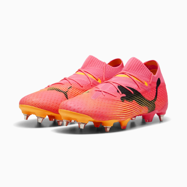 Botines de fútbol FUTURE 7 ULTIMATE MxSG, Sunset Glow-PUMA Black-Sun Stream, large-ARG
