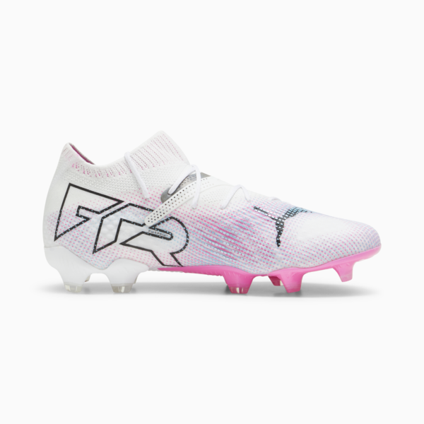 FUTURE 7 ULTIMATE FG/AG Women's Football Boots, PUMA White-PUMA Black-Poison Pink, large-ZAF