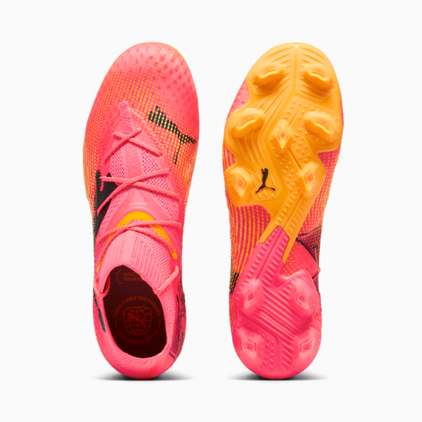 FUTURE 7 ULTIMATE FG/AG Women's Football Boots, Sunset Glow-PUMA Black-Sun Stream, large-ZAF