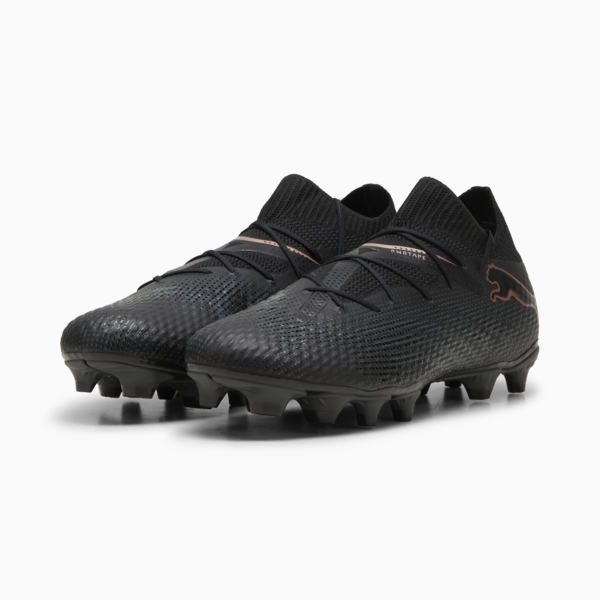 FUTURE 7 PRO FG/AG Football Boots, PUMA Black-Copper Rose, large-ZAF