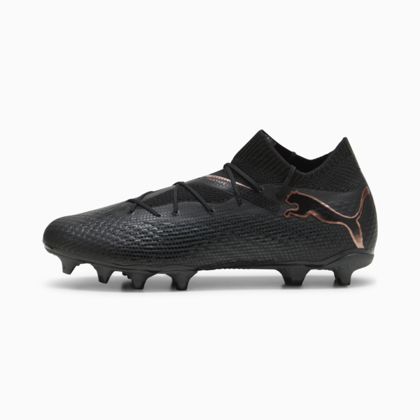 FUTURE 7 PRO FG/AG Football Boots, PUMA Black-Copper Rose, large-ZAF