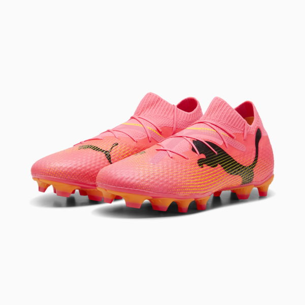 FUTURE 7 PRO FG/AG Football Boots, Sunset Glow-PUMA Black-Sun Stream, large-ZAF