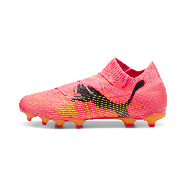 Botín de fútbol FUTURE 7 PRO FG/AG, Sunset Glow-PUMA Black-Sun Stream, swatch-ARG