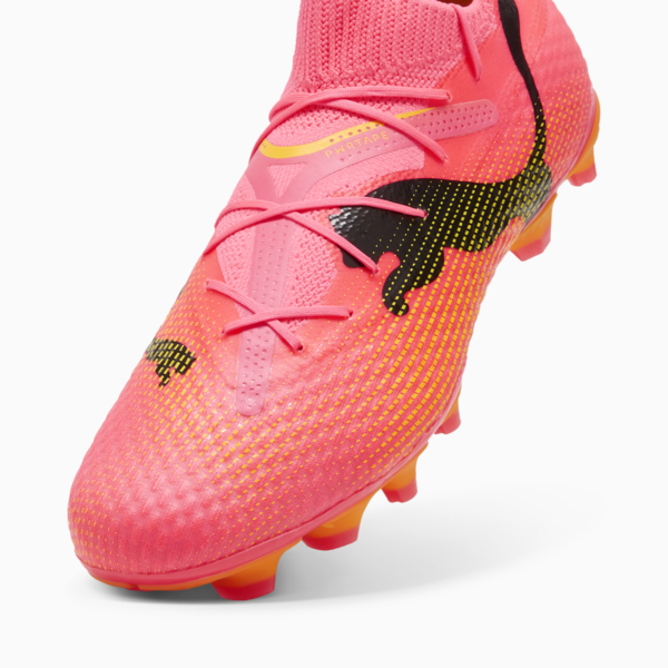 Botines de fútbol FUTURE 7 PRO FG/AG, Sunset Glow-PUMA Black-Sun Stream, large-ARG