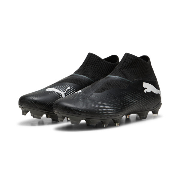 Puma black football shoes on sale