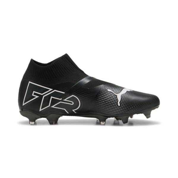 FUTURE 7 MATCH FG/AG Laceless Football Boots, PUMA Black-PUMA White, large-ZAF