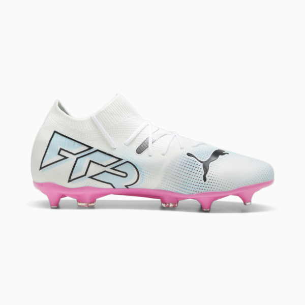 FUTURE 7 MATCH MxSG Football Boots, PUMA White-PUMA Black-Poison Pink, large-ZAF