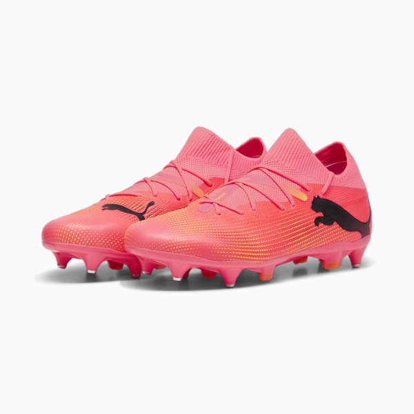 Botines de fútbol FUTURE 7 MATCH MxSG, Sunset Glow-PUMA Black-Sun Stream, large-ARG