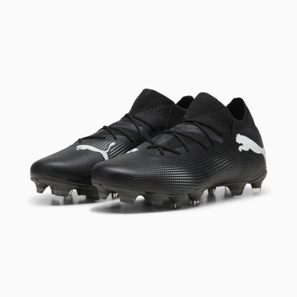 FUTURE 7 MATCH FG/AG Football Boots, PUMA Black-PUMA White, large-ZAF