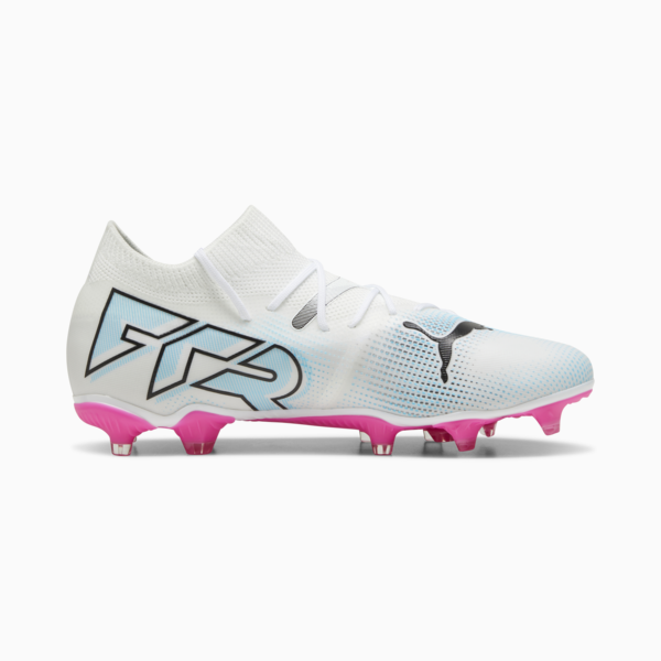 Botines de fútbol FUTURE 7 MATCH FG/AG para mujer, PUMA White-PUMA Black-Poison Pink, large-ARG