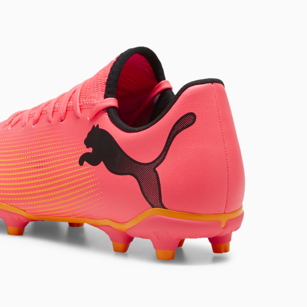 FUTURE 7 PLAY FG/AG Football Boots, Sunset Glow-PUMA Black-Sun Stream, large-ZAF