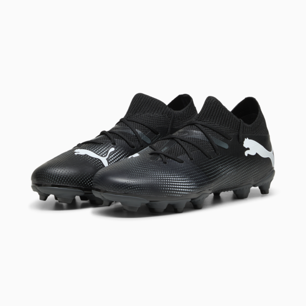 FUTURE 7 MATCH FG/AG Youth Football Boots, PUMA Black-PUMA White, large-ZAF