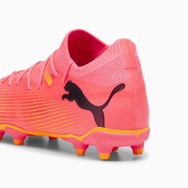 FUTURE 7 MATCH FG/AG Youth Football Boots, Sunset Glow-PUMA Black-Sun Stream, large-ZAF