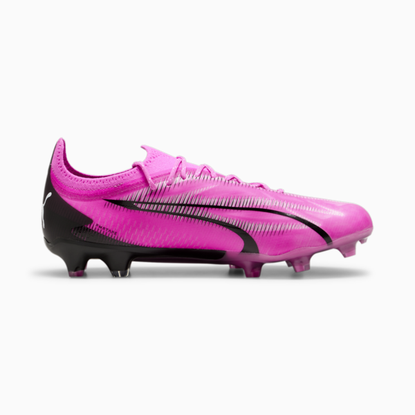 Botines de fútbol ULTRA ULTIMATE FG/AG, Poison Pink-PUMA White-PUMA Black, large-ARG