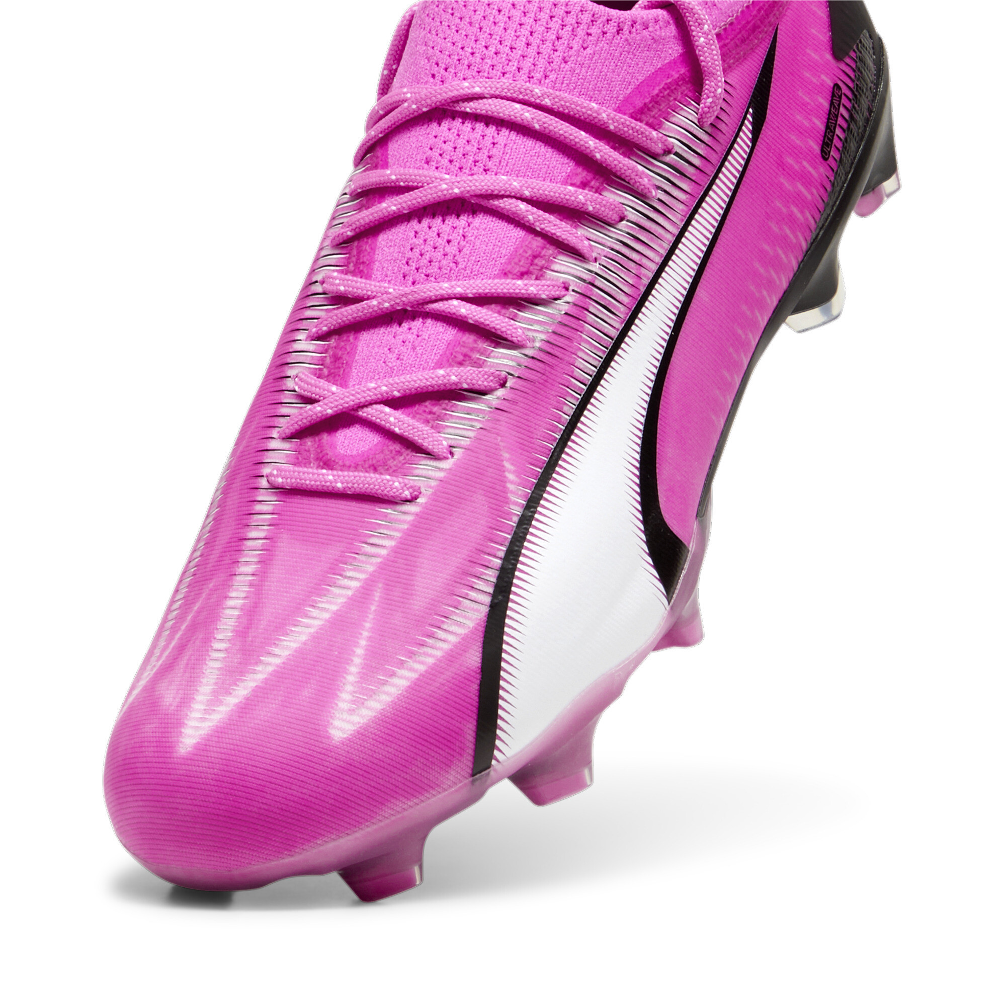 Men's PUMA ULTRA ULTIMATE FG/AG Football Boots In Pink, Size EU 45