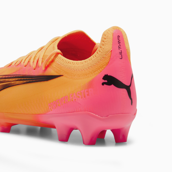 Botines de fútbol ULTRA ULTIMATE FG/AG, Sun Stream-PUMA Black-Sunset Glow, large-ARG