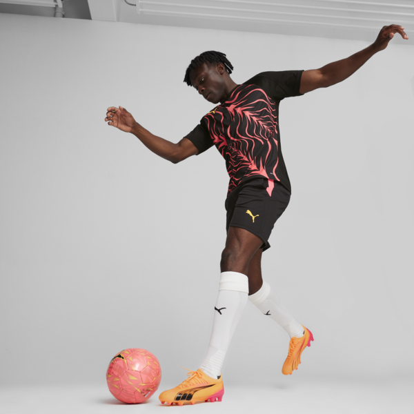 Botines de fútbol ULTRA ULTIMATE FG/AG, Sun Stream-PUMA Black-Sunset Glow, large-ARG