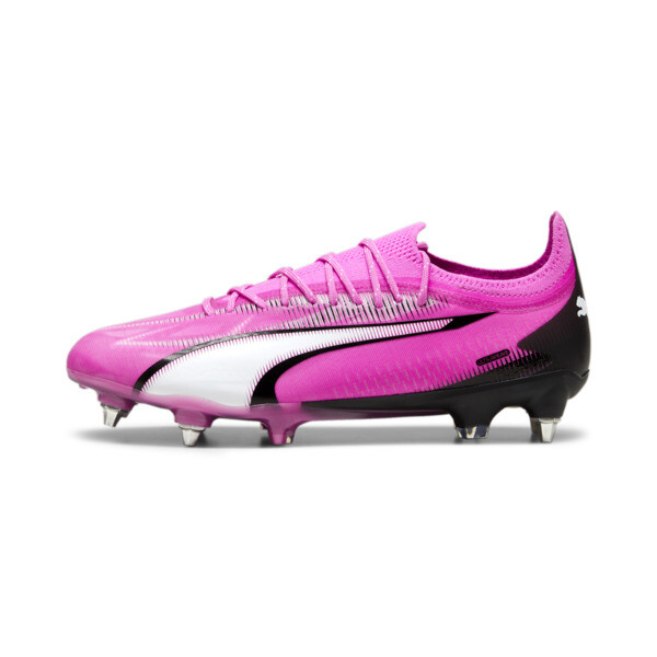 Botín de fútbol ULTRA Ultimate MxSG, Poison Pink-PUMA White-PUMA Black, large-ARG