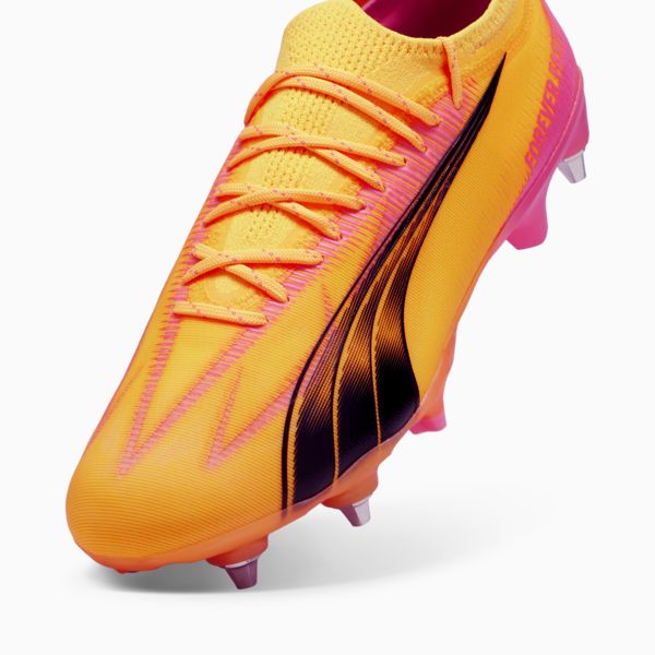 Botines de fútbol ULTRA Ultimate MxSG, Sun Stream-PUMA Black-Sunset Glow, large-ARG