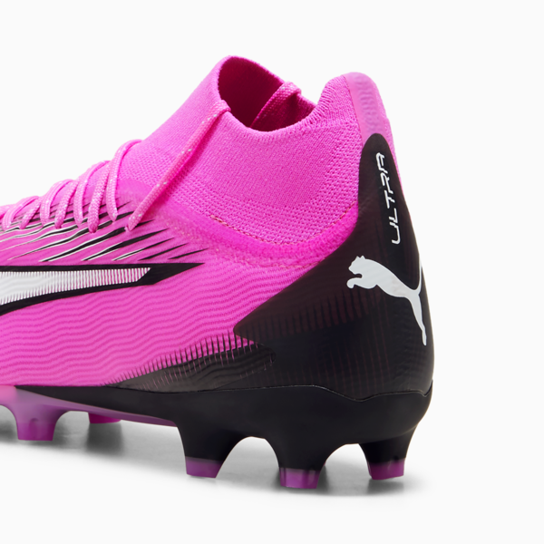 ULTRA PRO FG/AG Football Boots, Poison Pink-PUMA White-PUMA Black, large-ZAF