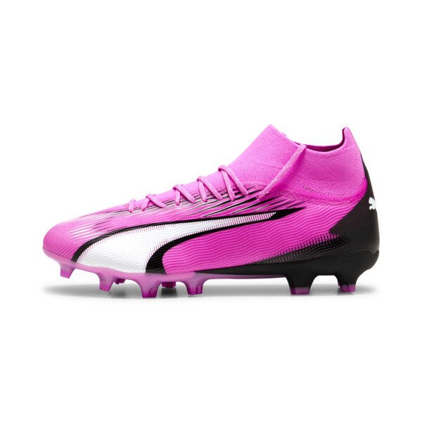 ULTRA PRO FG/AG Football Boots, Poison Pink-PUMA White-PUMA Black, large-ZAF