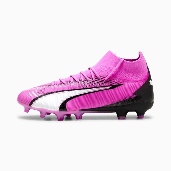ULTRA PRO FG/AG Football Boots, Poison Pink-PUMA White-PUMA Black, large-ZAF