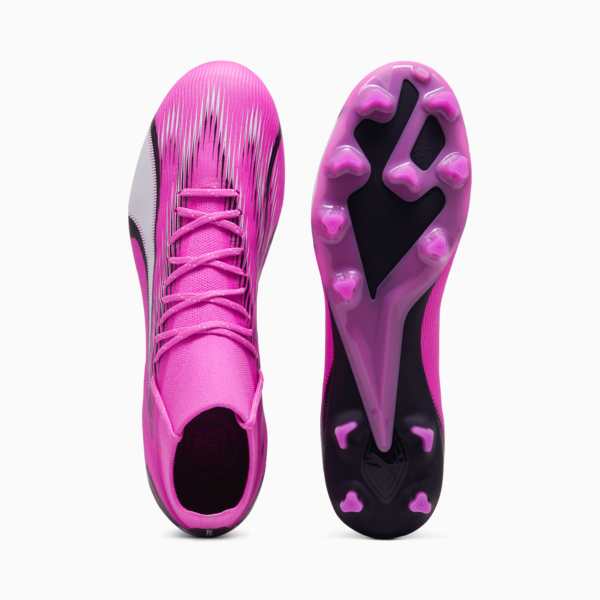 ULTRA PRO FG/AG Football Boots, Poison Pink-PUMA White-PUMA Black, large-ZAF