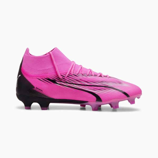 ULTRA PRO FG/AG Football Boots, Poison Pink-PUMA White-PUMA Black, large-ZAF