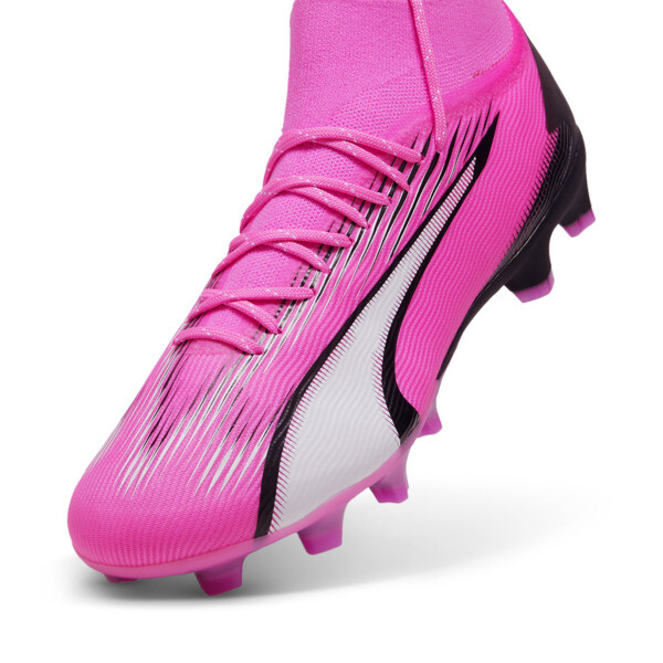 ULTRA PRO FG/AG Football Boots, Poison Pink-PUMA White-PUMA Black, large-ZAF