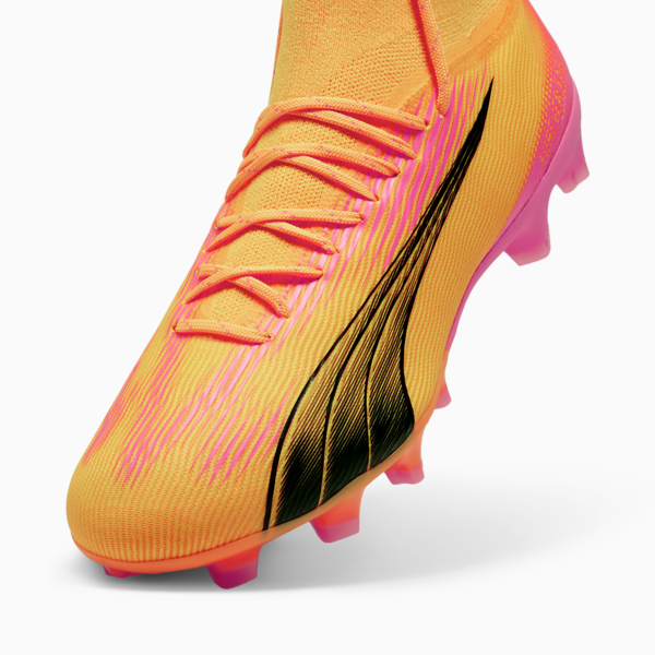 Botines de fútbol ULTRA PRO FG/AG, Sun Stream-PUMA Black-Sunset Glow, large-ARG