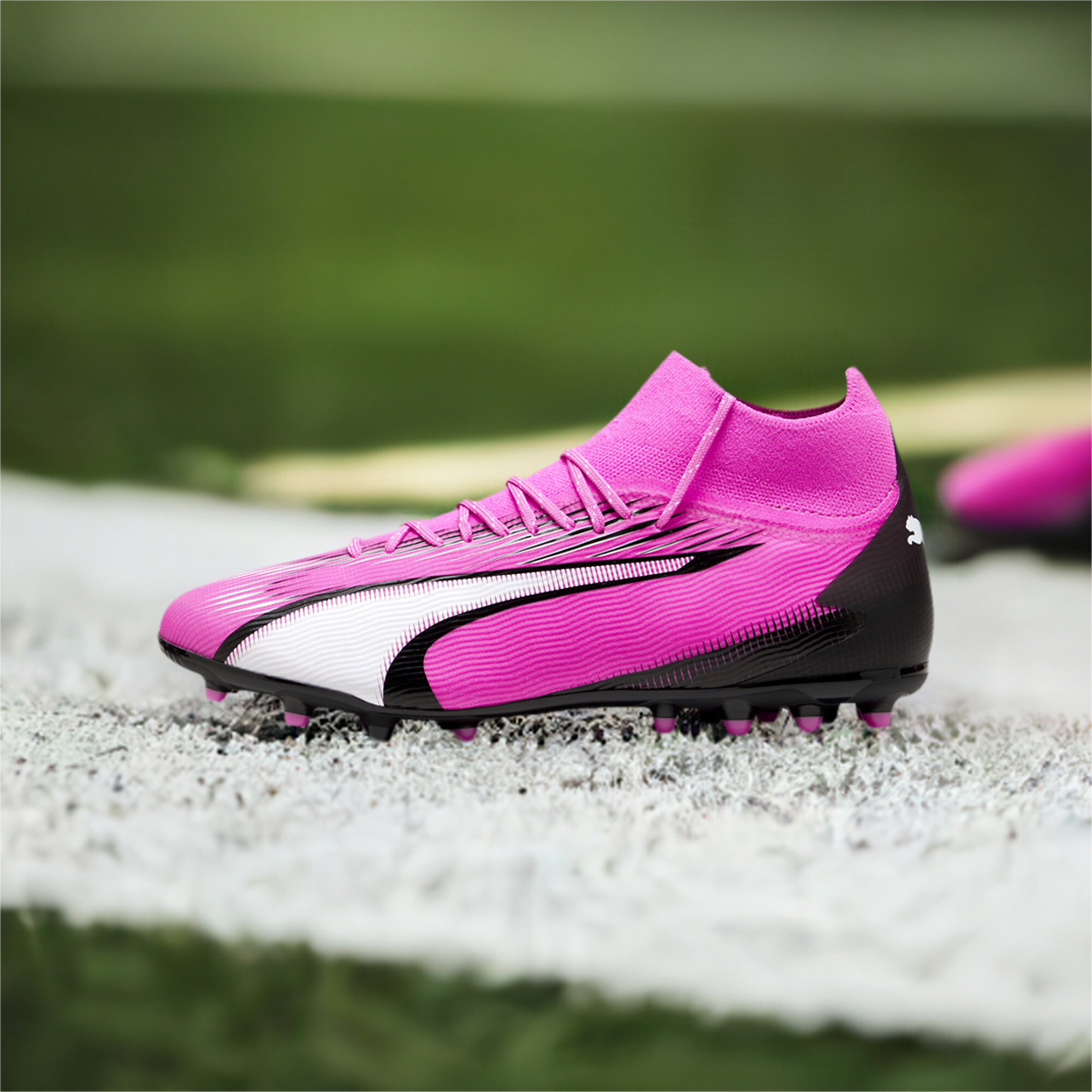 Men's Puma ULTRA PRO MG Football Boots, Pink, Size 44, Performance
