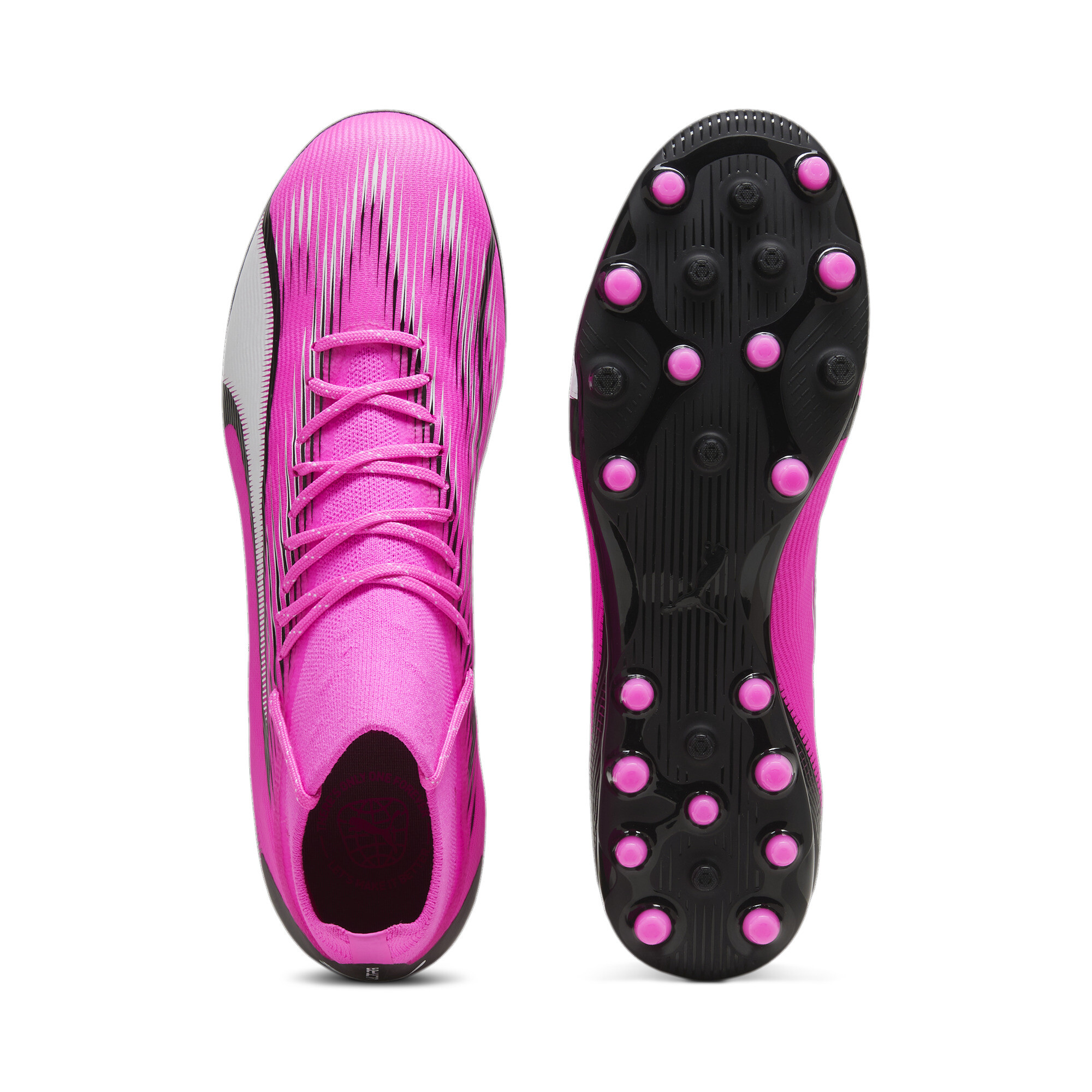 Men's Puma ULTRA PRO MG Football Boots, Pink, Size 44, Performance