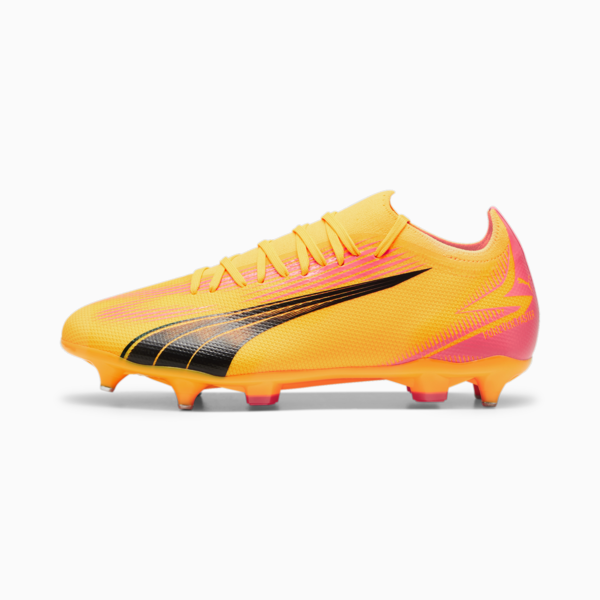 Botines de fútbol ULTRA MATCH MxSG, Sun Stream-PUMA Black-Sunset Glow, large-ARG