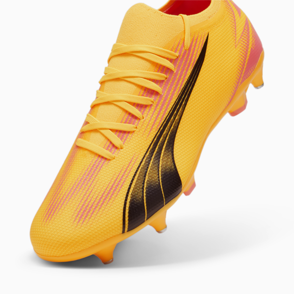 Botines de fútbol ULTRA MATCH MxSG, Sun Stream-PUMA Black-Sunset Glow, large-ARG
