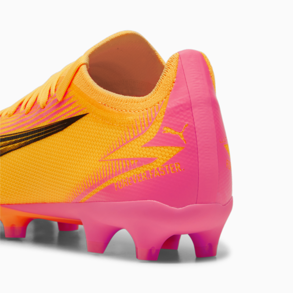 ULTRA MATCH FG/AG Football Boots Unisex, Sun Stream-PUMA Black-Sunset Glow, large-ZAF