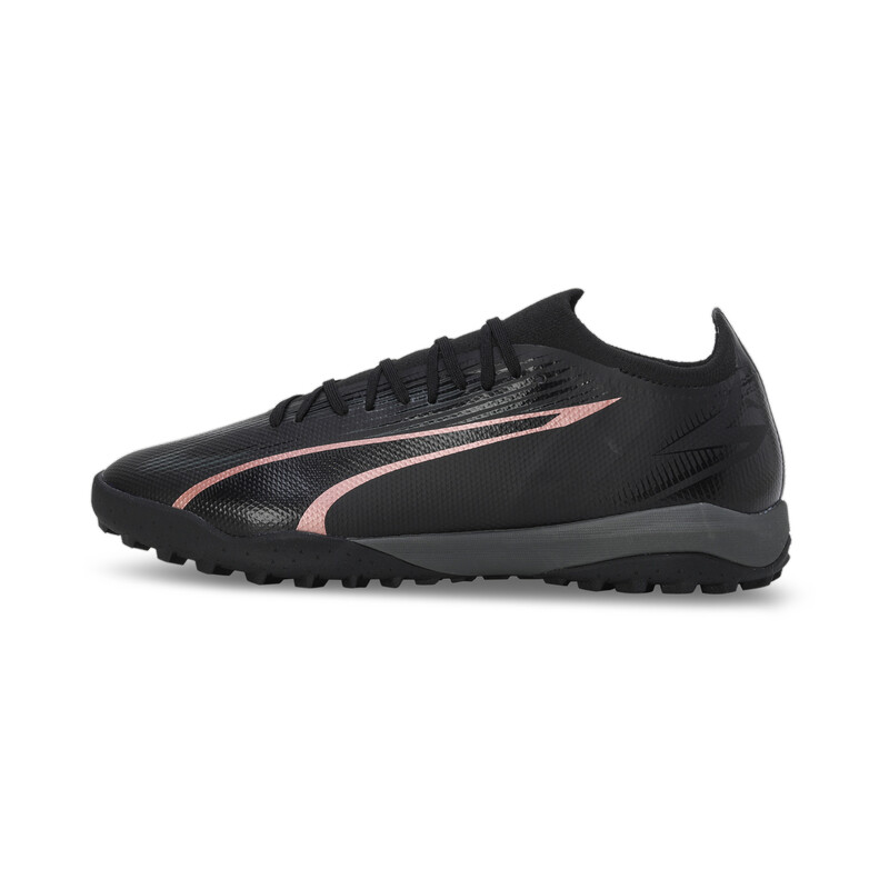 Men's PUMA ULTRA MATCH TT Football Boots in Black/Pink size UK 9