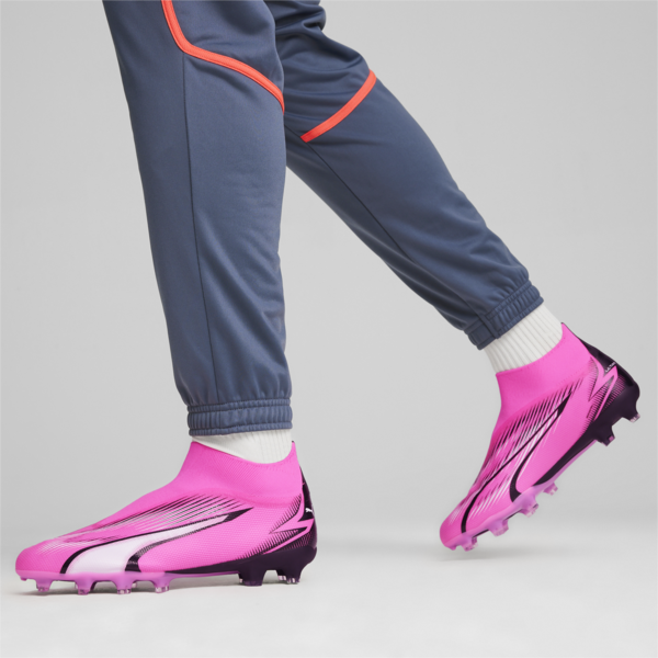 ULTRA MATCH FG/AG Laceless Football Boots, Poison Pink-PUMA White-PUMA Black, large-ZAF