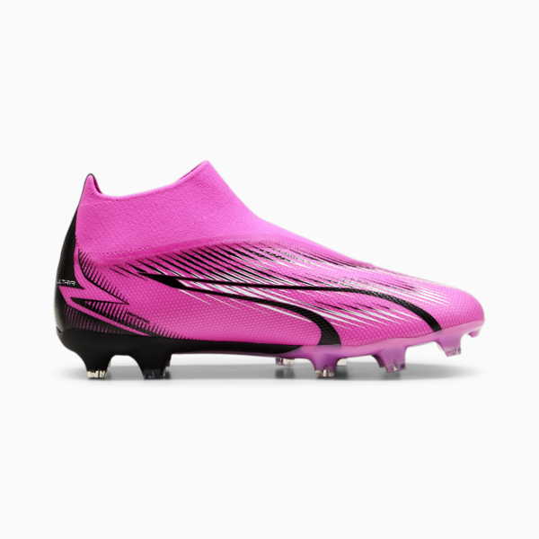 ULTRA MATCH FG/AG Laceless Football Boots, Poison Pink-PUMA White-PUMA Black, large-ZAF